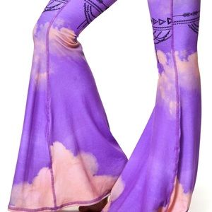 New w/ tags Teeki purple haze bell bottoms